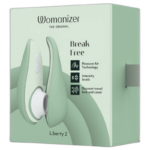 WOMANIZER – LIBERTY 2 CLITORIS STIMULATOR & SUCTION LIGHT GREEN Air Pulse Stimulators | SEXstore.ie 38