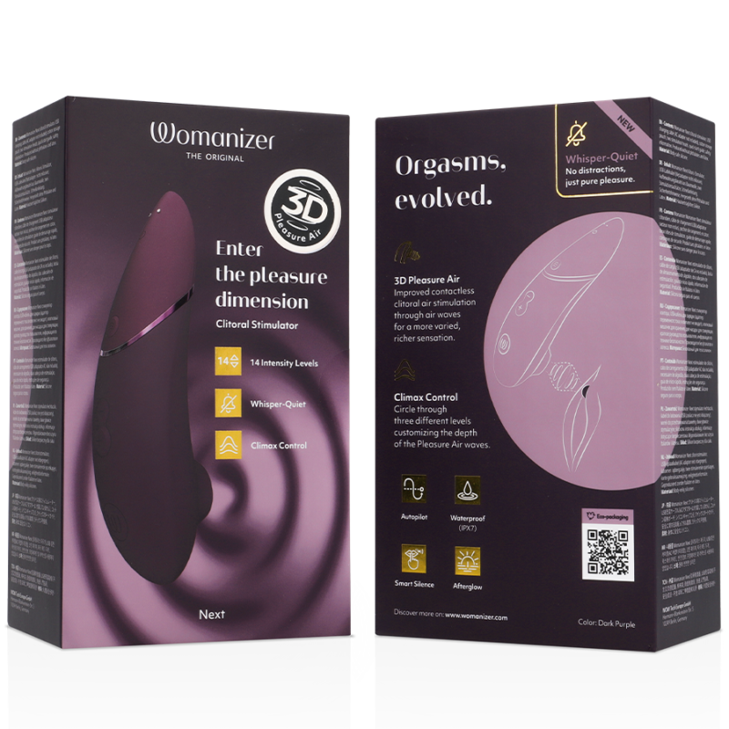 WOMANIZER – NEXT CLITORIAL STIMULATOR DARK PURPLE Air Pulse Stimulators | SEXstore.ie 19