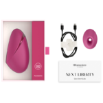 WOMANIZER – NEXT LIBERTY 3D CLITORAL STIMULATOR INTENSE PINK AIR OF PLEASURE Air Pulse Stimulators | SEXstore.ie 17