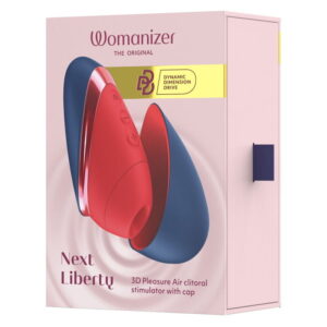 WOMANIZER – NEXT LIBERTY 3D PLEASURE AIR CLITORAL STIMULATOR BLUE/RED Air Pulse Stimulators | SEXstore.ie 3