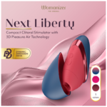 WOMANIZER – NEXT LIBERTY 3D PLEASURE AIR CLITORAL STIMULATOR BLUE/RED Air Pulse Stimulators | SEXstore.ie 16