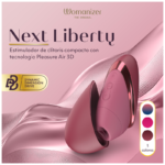 WOMANIZER – NEXT LIBERTY 3D PLEASURE AIR CLITORAL STIMULATOR BORDEAUX Air Pulse Stimulators | SEXstore.ie 22
