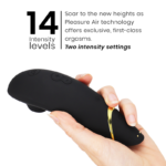 WOMANIZER – PREMIUM 2 CLITORAL STIMULATOR BLACK Air Pulse Stimulators | SEXstore.ie 15