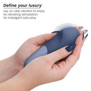 WOMANIZER – VIBE LAY-ON SILENT VIBRATOR DARK BLUE Air Pulse Stimulators | SEXstore.ie 3