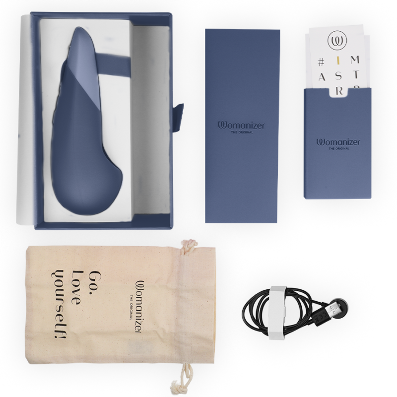 WOMANIZER – VIBE LAY-ON SILENT VIBRATOR DARK BLUE Air Pulse Stimulators | SEXstore.ie 13