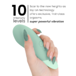 WOMANIZER – VIBE LAY-ON SILENT VIBRATOR SAGE Air Pulse Stimulators | SEXstore.ie 26