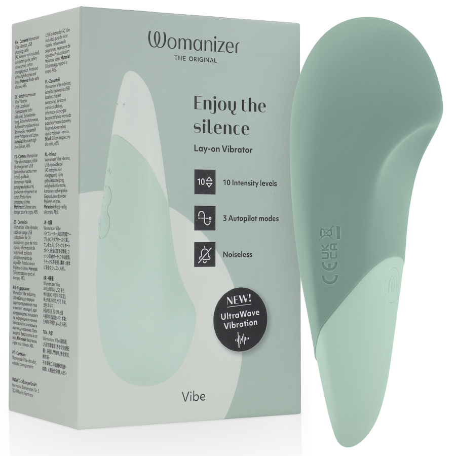WOMANIZER – VIBE LAY-ON SILENT VIBRATOR SAGE Air Pulse Stimulators | SEXstore.ie 4 WOMANIZER – VIBE LAY-ON SILENT VIBRATOR SAGE Air Pulse Stimulators | SEXstore.ie 4